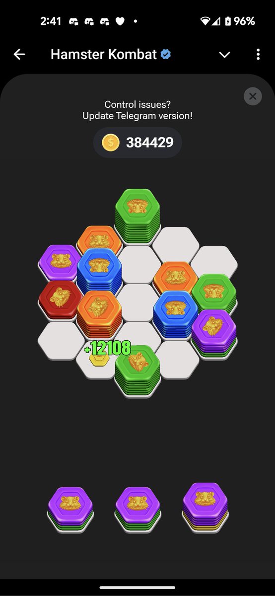 cryptoquween's tweet image. Have you guys seen the new Mini game on Hamster?
       It's actually an interesting game 😂, but I won't be caught playing it for the life of me. 
You'll spend around 20mins on it just to get 1m coins. 

I just tested it today &amp;amp; that's it 🤷

$QBX @qiibeefdn