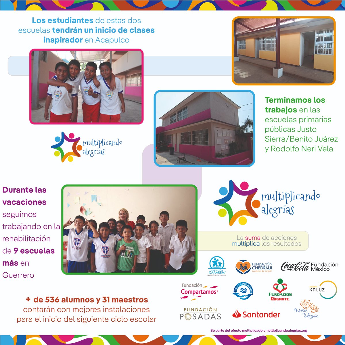 ¡Juntos, seguiremos #MultiplicandoAlegrías y oportunidades!