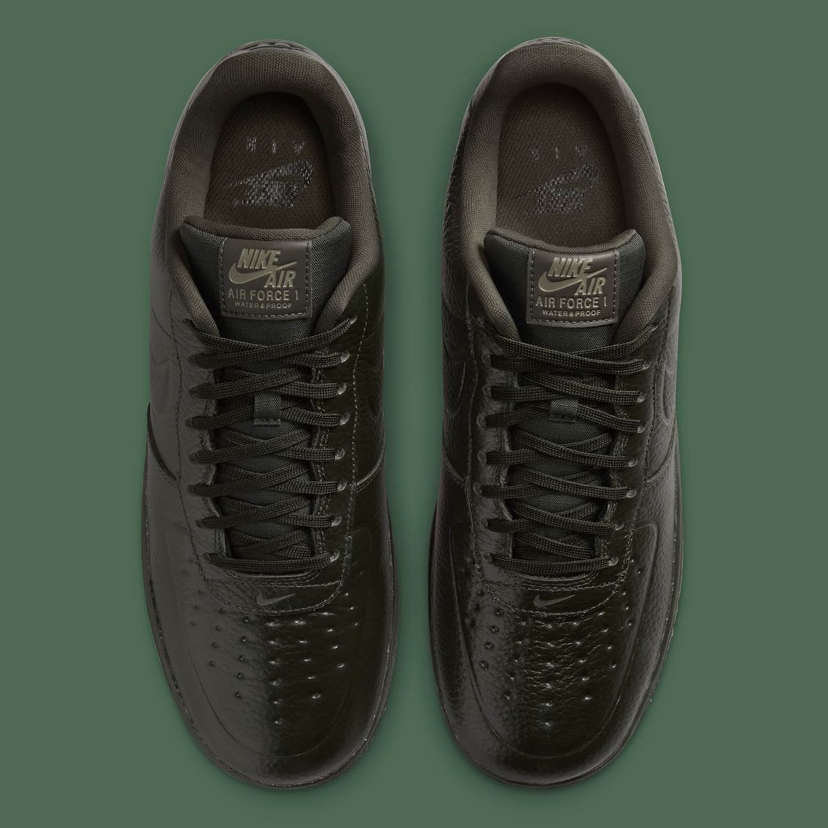 nike air force 1 flyleather triple black