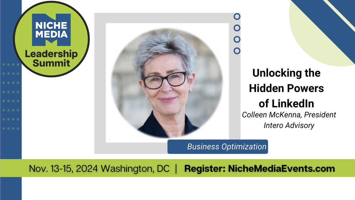 nichemediahq's tweet image. NEW LEADERSHIP SESSION ANNOUNCED!
Cost Cutting Strategies that Don't Kill Your Company, Publisher Panel, moderated by @ryandohrn

Join us Nov 13-15! Details, agenda and registration: ow.ly/oSwk50T6CtN

#nichesummit #media #ceomindset @peoplecentricUS