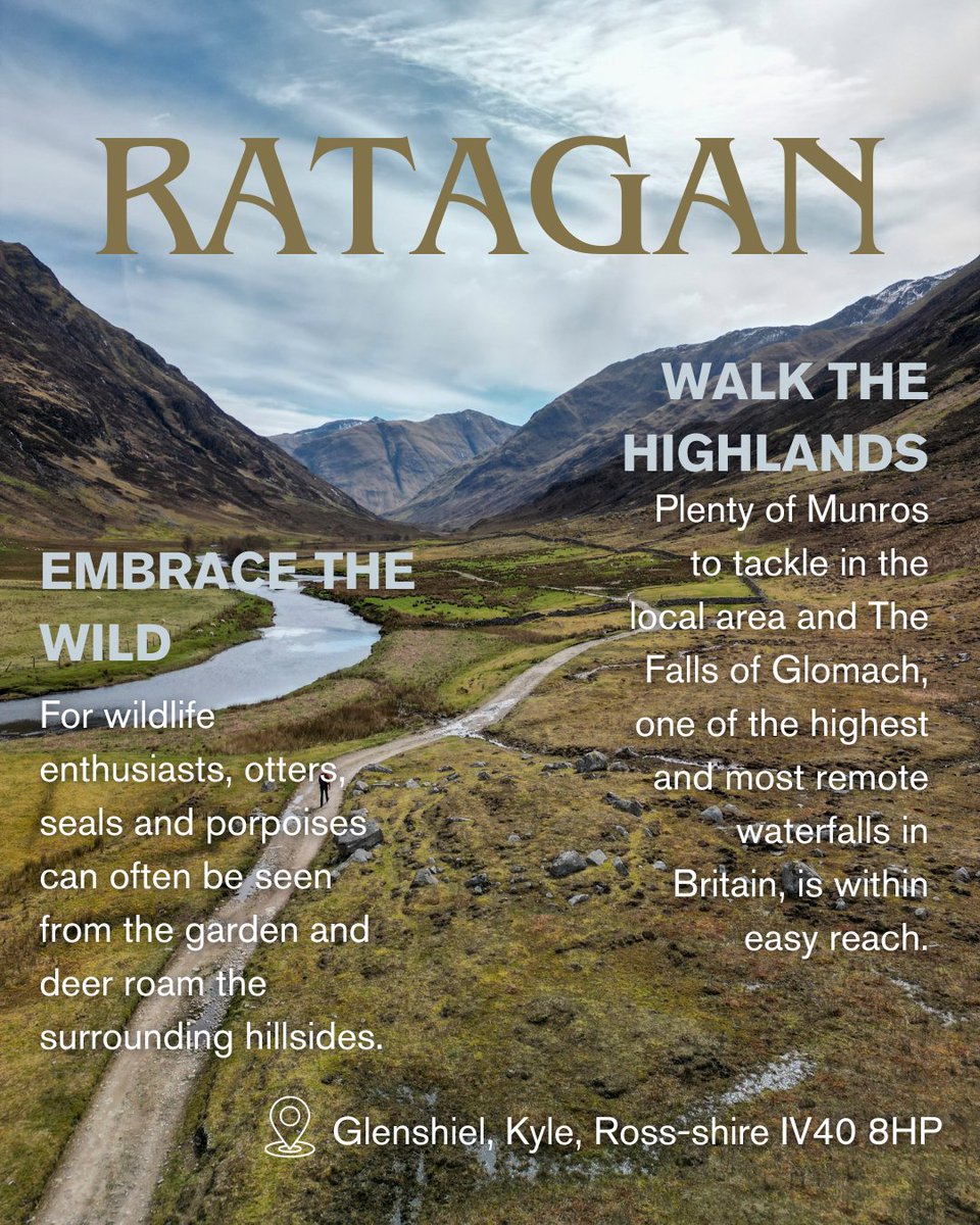hostellingscot's tweet photo. Embrace the wild side and walk the Highlands with us at our Ratagan Youth Hostel ๐
@visitscotland @hihostels #ratagan #scottishhighlands #highlands #wildlife #embracethewild #views #viewsfordays https://t.co/erJ43fjIPC