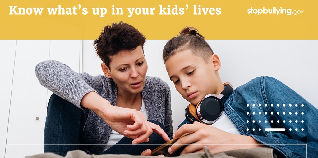 Sometimes spending 15 minutes a day talking can reassure kids that they can talk to their parents or caregivers if they have a problem, like seeing or experiencing bullying. 

Tap this link to start the conversation ➡️ stopbullying.gov/prevention/how…. #StopBullying