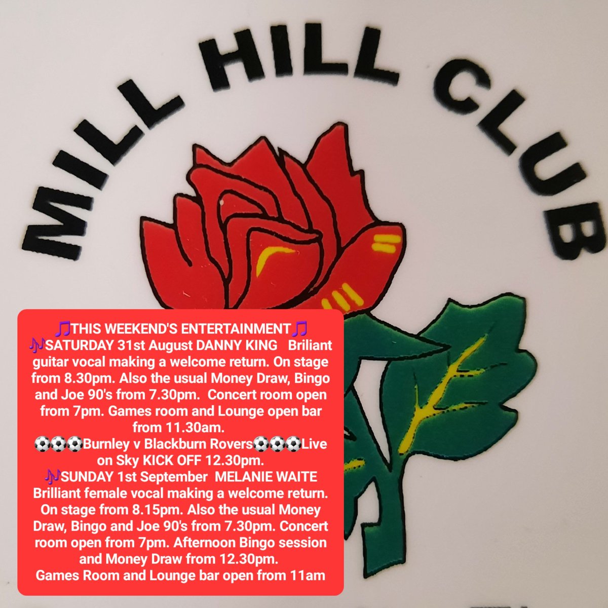 MILLHILLCLUB's tweet image. This weekend at Mill Hill Club. Also live sports on TV's. See our Facebook page for further details of upcoming events.
#weekend #millhillclubblackburn #livemusic #blackburn #blackburnrovers