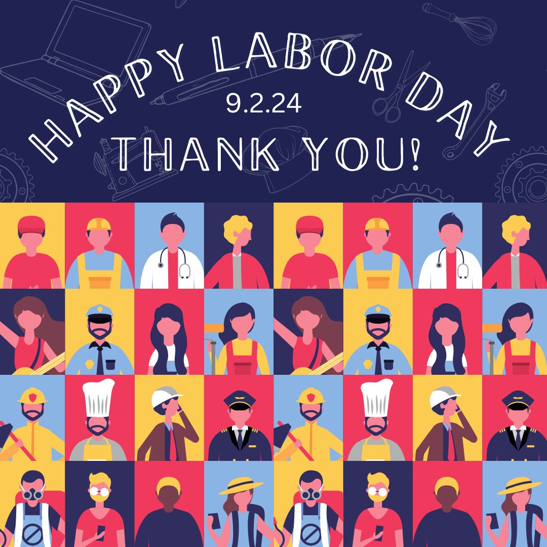 It's Labor Day! 🇺🇸

Today honors and recognizes the American labor movement and the works and contributions of laborers to the development and achievements of the United States. 💪
