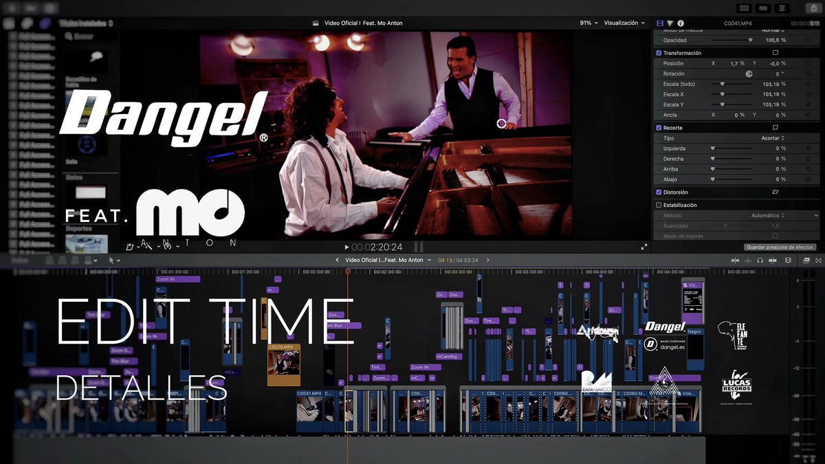 oficialdangel's tweet photo. DANGEL FEAT. MO ANTON 🎶
EDIT TIME 🎦
DETALLES 🧐
#Dangel #cantante #español #productor #video #editor #4k #todaviaquedanangeles #stillbelieveinangels #oficialdangel #tudebesdecidir #Producer #autor #studiotime #edicion #edittime #finalcutx #ediciondevideo @moAntonMusic https://t.co/XK7AMTozG3