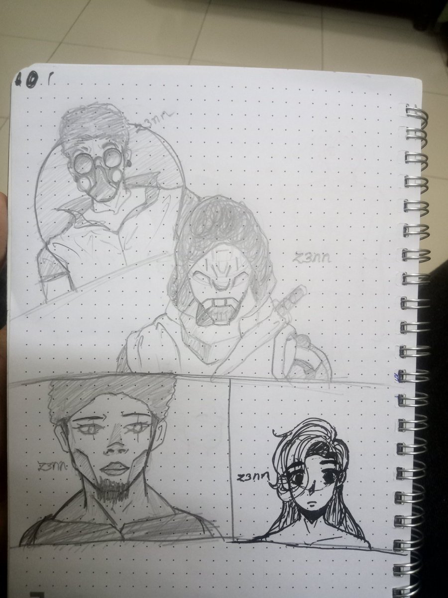 ZenP4Tel's tweet photo. A quiiick collection of doodles I did while over at a relatives. #art #oc #doodles https://t.co/uizrJz8kNT