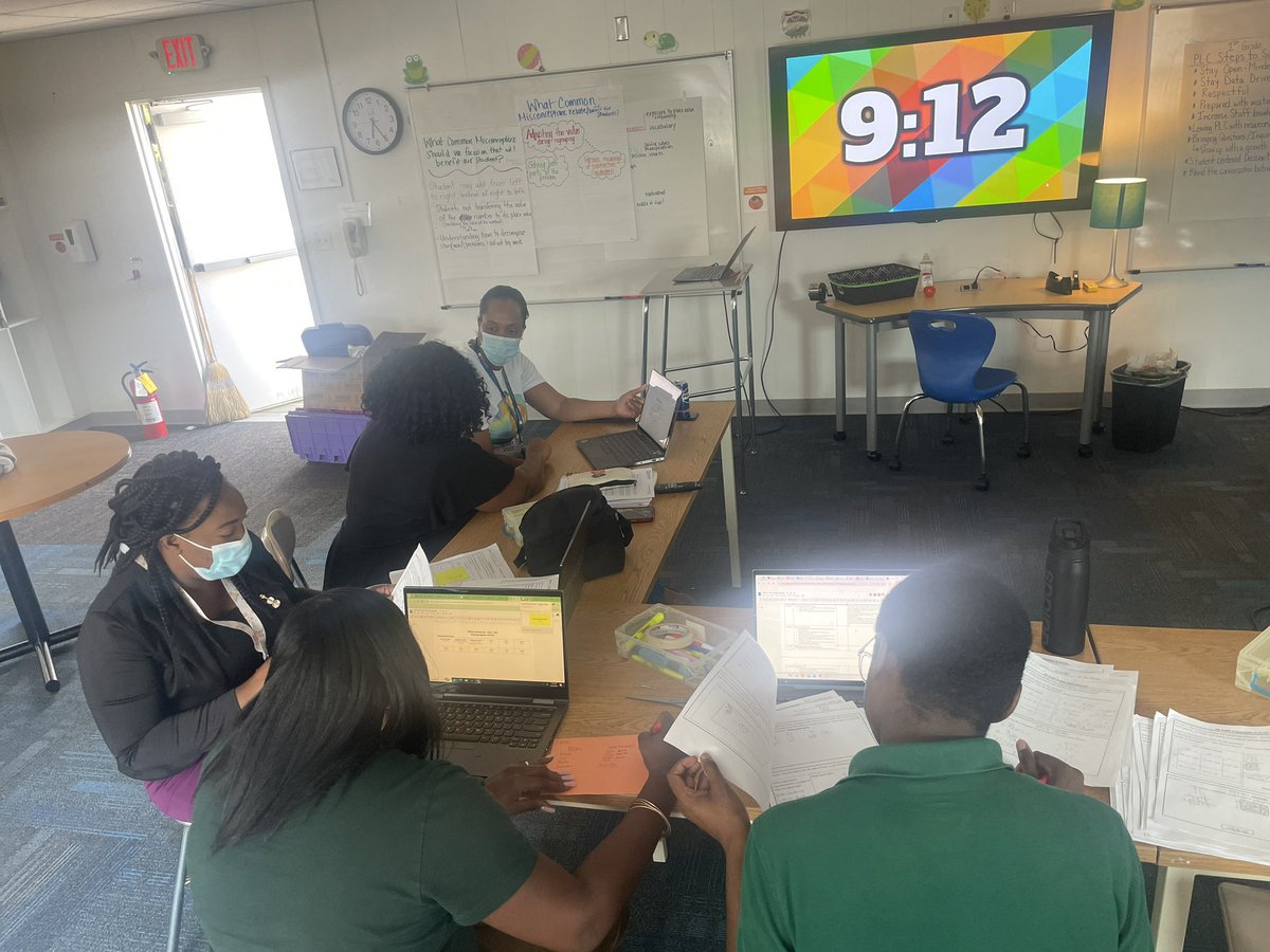 🔥Fired up around student work, diving into understanding misconceptions, and creating an action plan for next steps with 4th and 5th grade.

🔥Shout out to <a href="/WCPSSProfLearn/">ProfessionalLearning</a> for the PLC Structures that allows us to have effective collaboration around student work. 

#Wilburnproud