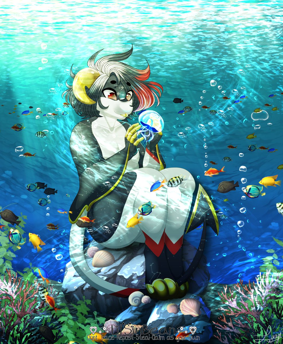 LilSinBean's tweet image. Commission for the lovely @StrayStingray I absolutely WANTED to draw this. Thank you so much for giving me creative freedom on this! 
#LilSinBean #LilSinBeanArt #TakingCommissions #furryArt #FurryFandom #FurryComminity #Furries #Furry #characters #characterart #Vtuber