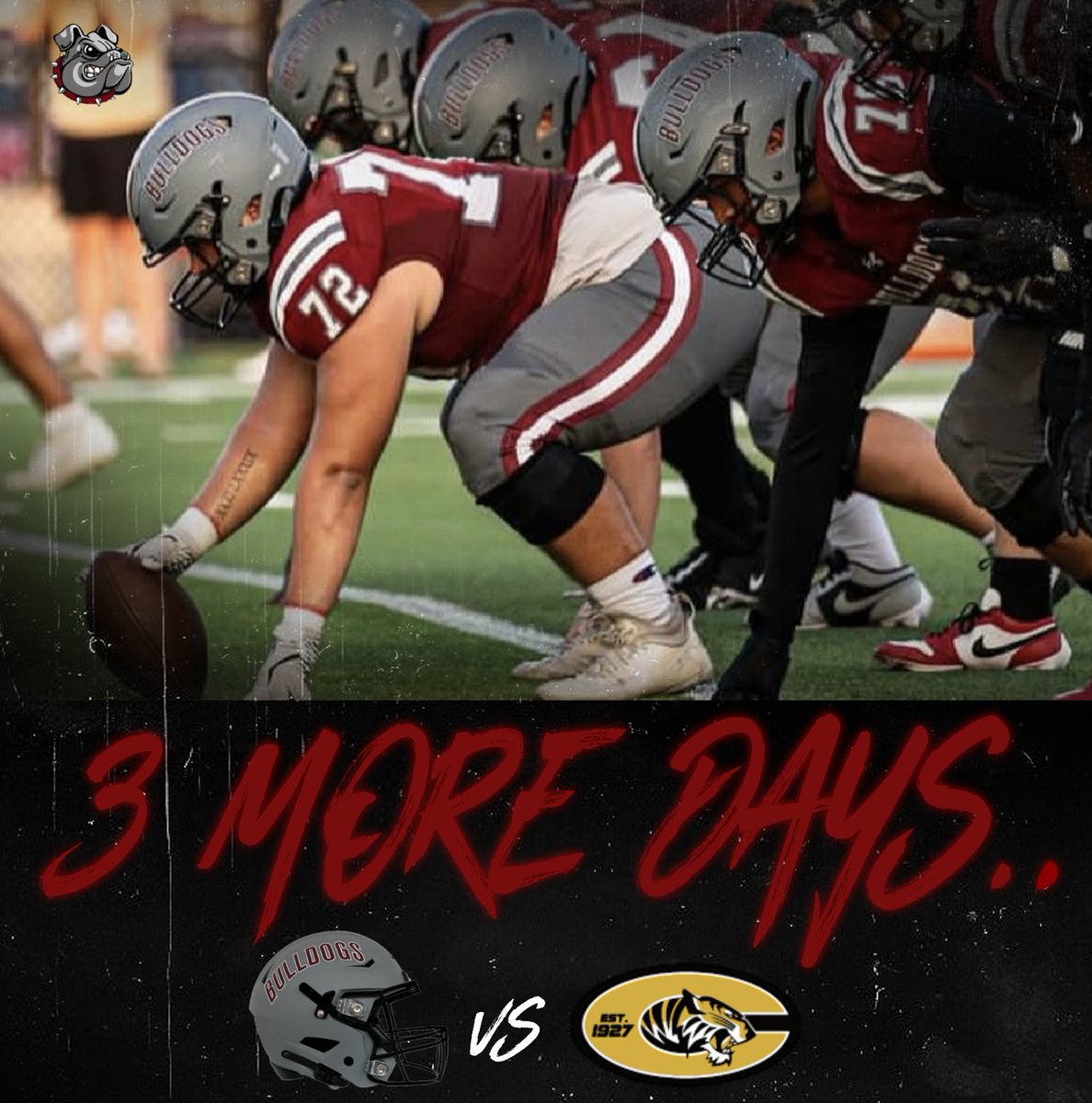 3 More Days until Red Dog Football.. #RDT
