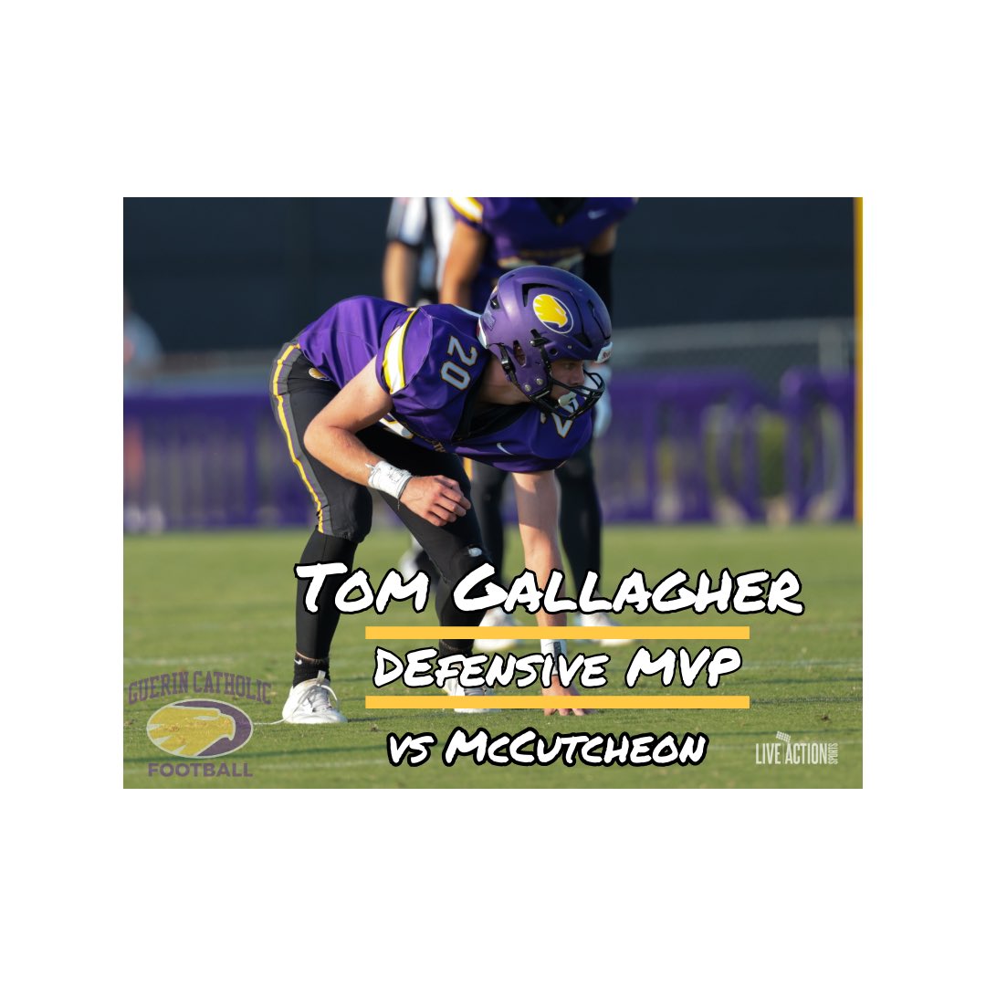 Defensive MVP week 1 <a href="/tomgallagh3r/">Tom Gallagher</a>