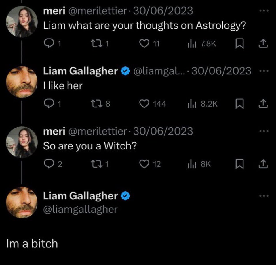 thread of my favourite liam gallagher tweets cause why not