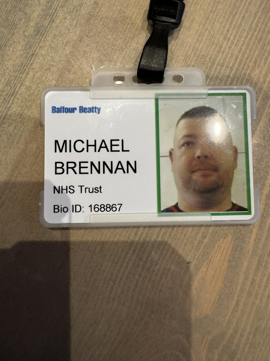 I jacked it all in - I’m now a builder… 
Joking…
Juts inducting the ED ManagementTeam to MMUH