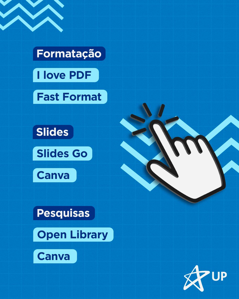 TURBINE SEUS ESTUDOS! 🚀

Quer melhorar sua produtividade? Descubra ferramentas e sites que vão transformar sua rotina acadêmica e te ajudar a alcançar o máximo potencial! 🌟

#UP #produtividade