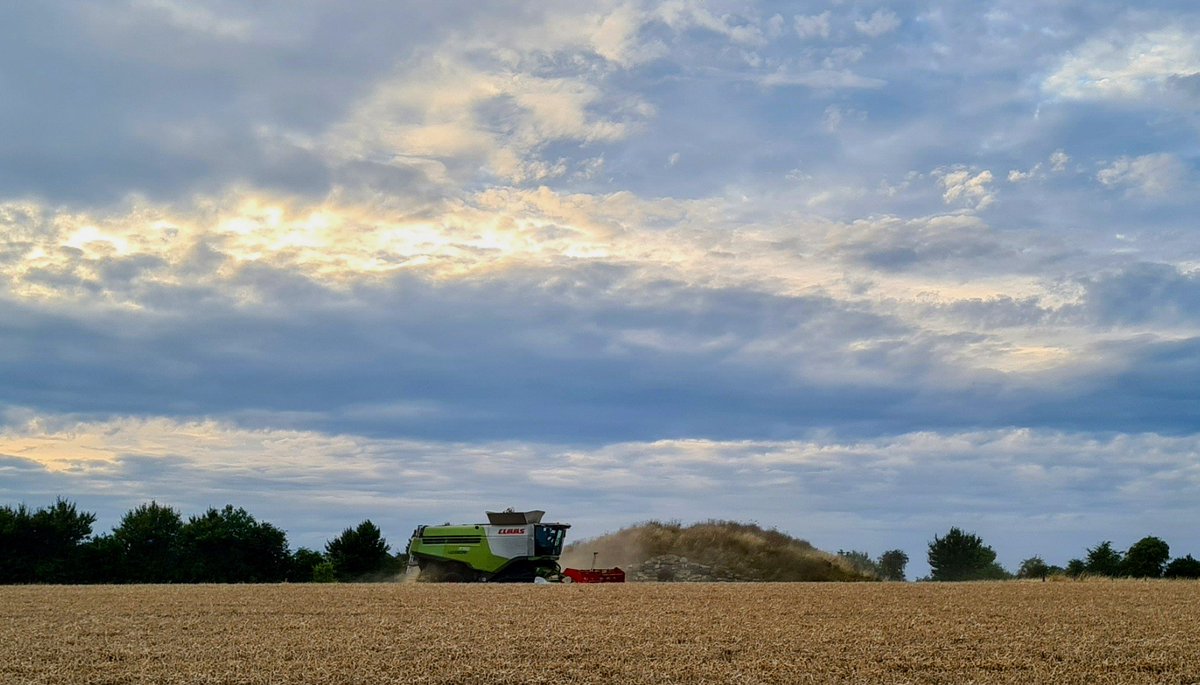 The combine is older than the Long Barrow