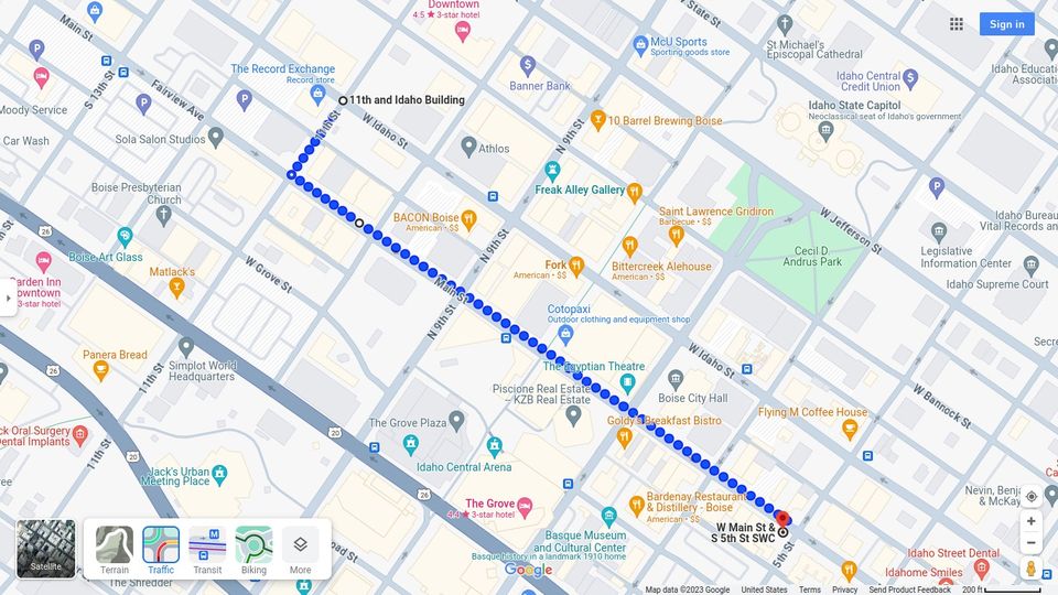 The Boise Halloween Parade Association, Inc., is a Local Non Profit Corporation, but; the many good businesses along the proposed parade route are most decidedly /for/ profit endeavors who deserve -- at least -- to not have their bottom-line interfered with.

#Boise #BoiseState