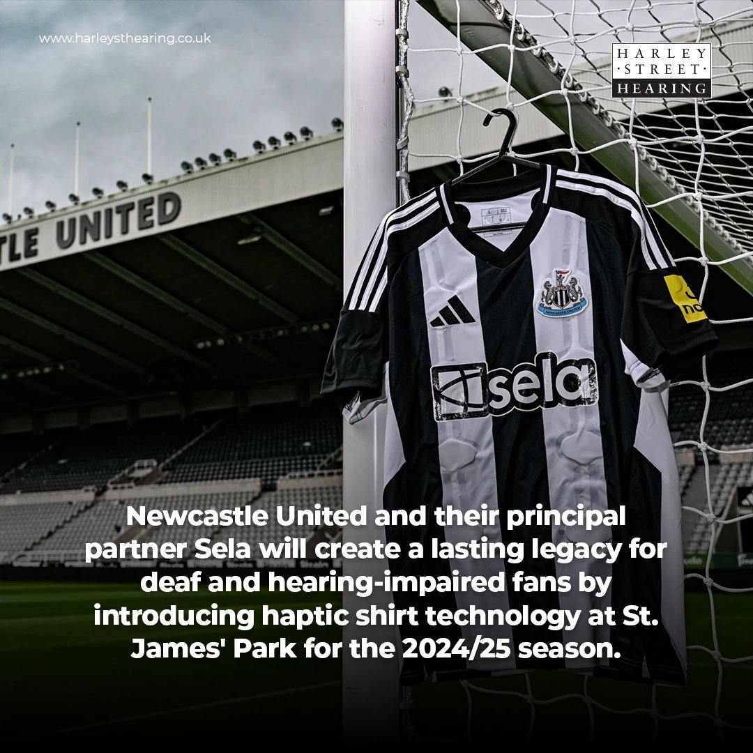 This groundbreaking technology transforms stadium noise into vibrations, allowing deaf fans to "feel" the energy and excitement of the match. 

It's an innovative solution that provides a more immersive and inclusive match day experience.

#HarleyStHearing #NewcastleUnited #Sela