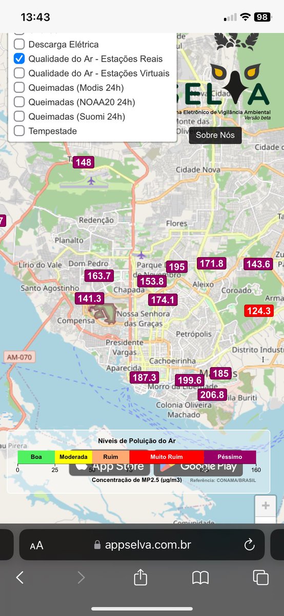 victorbrilhant's tweet photo. Manaus, 27 de agosto de 2024

14:18h

O Artigo 225 da Constituição Federal Brasileira estabelece que todos tem direito a um meio ambiente ecologicamente equilibrado. Entretanto, a nossa constituição segue sendo violada e a população envenenada a céu aberto. A Floresta Amazônica continua sendo queimada sem uma perspectiva de freio. 

Em decorrência disso, estamos piorando a cada segundo, precisamos que seja decretado CALAMIDADE PÚBLICA, o Norte inteiro está sendo sufocado vivo, humanos, plantas, animais, todo vamos fenecer aqui! 

Precisamos começar a nos organizar como corpo cívico e começar a ter atitudes fora do virtual, porque é desesperador. Estamos no final de agosto e já sabemos como serão os próximos meses, a seca será severa e será que o agro terminará com nossas vidas esse ano? 

Manaus / Amazonas / Norte / BRASIL, a terra gigante pela própria natureza vive seus dias mais sombrios, a natureza e a humanidade clama por socorro, Sr. Presidente @LulaOficial é sua obrigação fazer alguma coisa URGENTE!!!! 

Cobrem os políticos e vamos pra rua! Fazer panelaço, manifestação, buzinaço, qualquer coisa que nos dê visibilidade! 

Por favor, não deixem de se proteger, usem máscara PFF2 e P2!!! 

@MarinaSilva @nisia_trindade @geraldoalckmin @wilsonlimaAM 

SOCORRO!