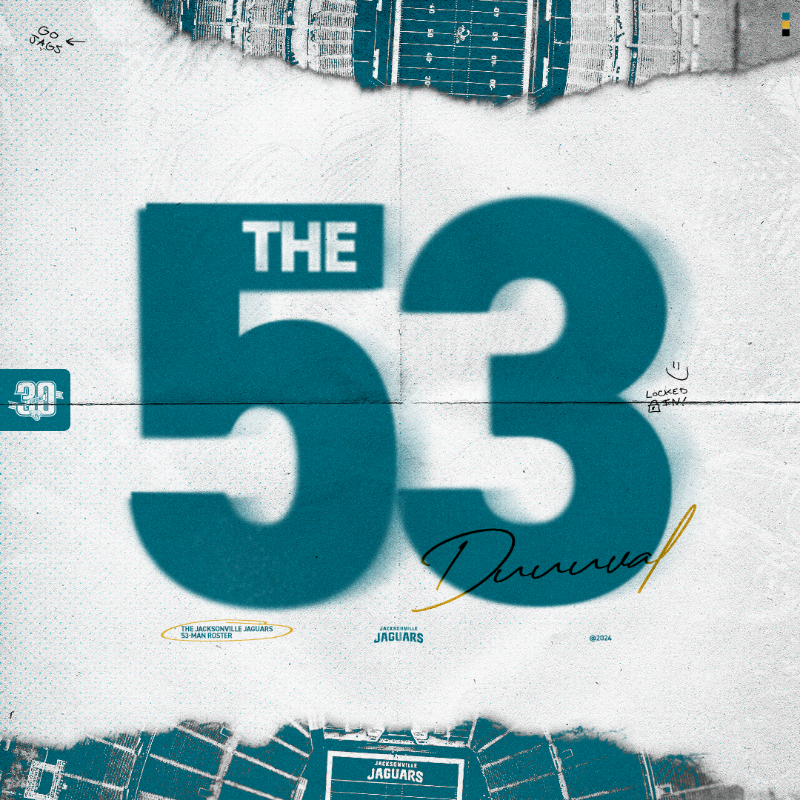 Jaguars's tweet photo. Our initial 53-man roster.

#DUUUVAL