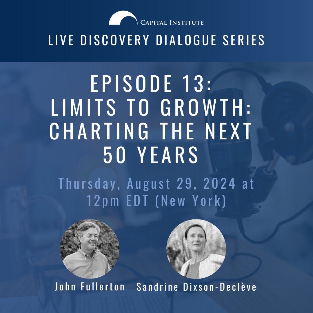CapInstitute's tweet photo. Join us on 8/29 @ 12pm ET for an inspiring dialogue on the failures and future of #GlobalLeadership, and how we can achieve prosperity within #PlanetaryLimits with John Fullerton and Sandrine Dixson-Declève, Co-President of the @ClubofRome 👉 RSVP https://t.co/xlhz7m4oqz https://t.co/jjH29jYKGJ