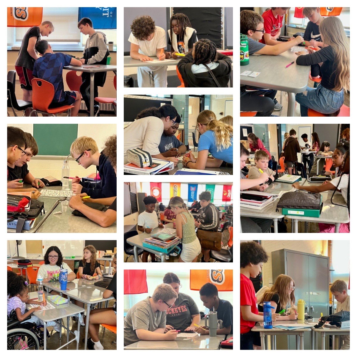 👍️Students at Willowick Middle School sharpened their data analysis and pattern awareness skills in Mr. Peck’s seventh grade Math classes to model excellent group work. #WEareonthemove #mychoicewilloughbyeastlake