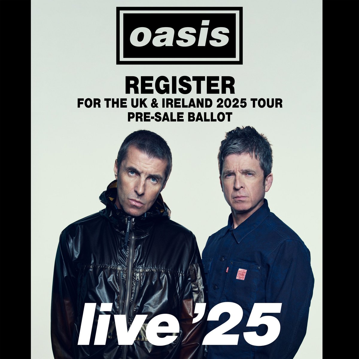 🚨REGISTER FOR THE UK &amp; IRELAND 2025 TOUR PRE-SALE BALLOT🚨
A ticket pre-sale will be held on Friday 30th August, ahead of Saturday’s general sale.
To ensure the maximum number of fans have a fair opportunity to access tickets, applicants will be selected for the pre-sale via a