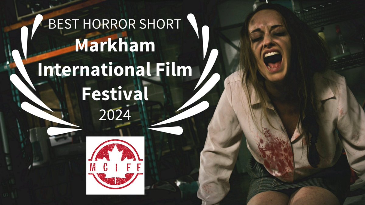 “Storage Room B” has been awarded Best Horror Short at the Markham (Canada) International Film Festival! The event was held July 20th to 21st at the Markham Civic Centre in Markham, Ontario, Canada. This is the third award for “Storage Room B” since beginning its festival run.