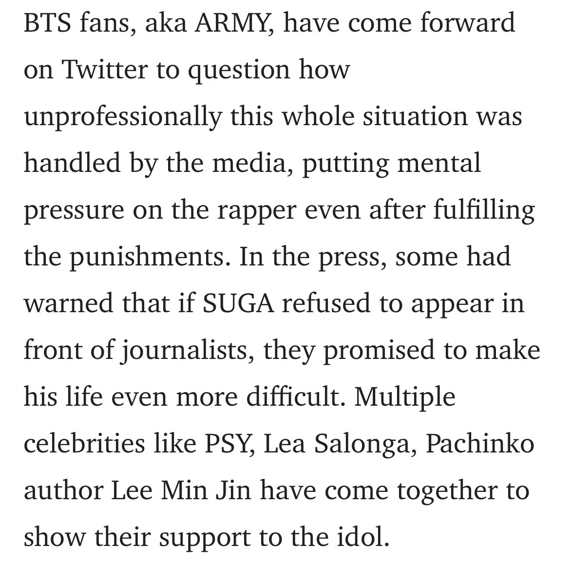 camlovesyoongi's tweet photo. this article from @ELLEmagazine gives a pretty fair take on the blatant smear campaign against 🐱 over the last 3 weeks- think its worth hyping up
👉:https://t.co/GdjuY1hiNC https://t.co/NSzLzJ3B7Z