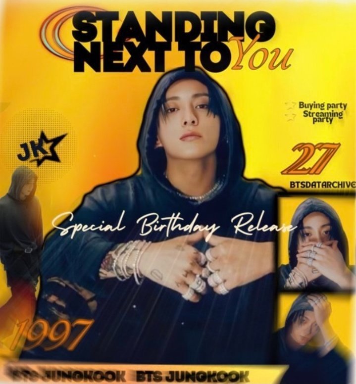 its_Samia7's tweet photo. Jungkook’s new single ‘Standing Next To You’ will be out on September 1st as a special birthday release🔥!

JUNGKOOK IS COMING 
#StandingNextTo27 
#goldenmiracles_27 https://t.co/gefjWEnTdI