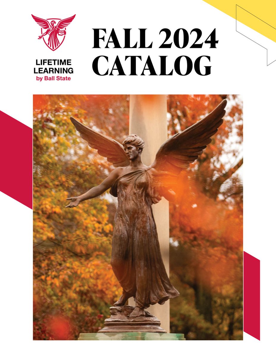 Lifetime Learning <a href="/BallState/">Ball State</a> has released their Fall 2024 Catalog and it is available for download on their website.  Take a look to see how you can enhance your career, venture into a new career, or train your team.   programs will begin in the upcoming weeks.

 #onlintraining