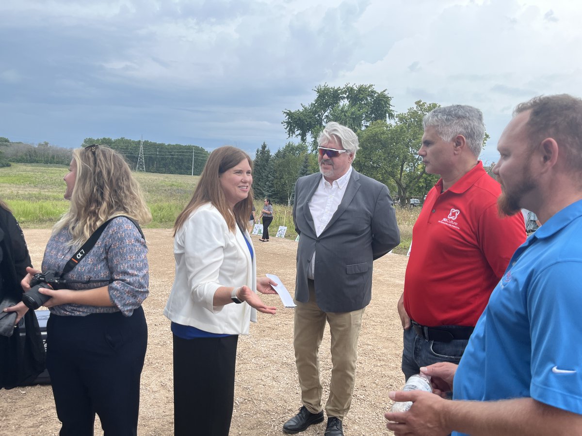 Wisconsin DOA (@wisconsindoa) on Twitter photo Secy. Blumenfeld was honored to celebrate the kickoff for the largest community-led housing development in Green Bay history with <a href="/mayorofgreenbay/">Mayor Genrich</a> and <a href="/JBSFoodsUSA/">JBS USA</a> today. A $5M investment from <a href="/GovEvers/">Governor Tony Evers</a> catalyzed this historic #affordable workforce housing initiative! #WeHelpWI Secy. Blumenfeld was honored to celebrate the kickoff for the largest community-led housing development in Green Bay history with <a href="/mayorofgreenbay/">Mayor Genrich</a> and <a href="/JBSFoodsUSA/">JBS USA</a> today. A $5M investment from <a href="/GovEvers/">Governor Tony Evers</a> catalyzed this historic #affordable workforce housing initiative! #WeHelpWI
