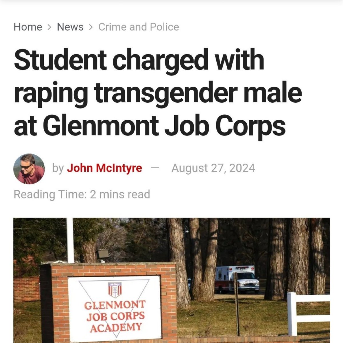 Nos pasamos de "inclusivEs" y siempre salen perdiendo lAs mismAs: en un centro de estudios de NY se les ocurrió la genial idea de poner a la gente en dormitorios en base a su "identidad de género". Pusieron a un "chico trans" (mujer) en el dormitorio de los chicos y... vi0lada 😕