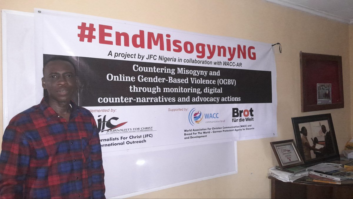 LucasToye's tweet photo. Treat everyone with respect and dignity, whether male or female!

Join the movement to #EndMysogynyNG 
and challenge harmful gender stereotypes and biases #wacc #brotfuldiewelt #journalistforchrist https://t.co/ceGCpm83n9