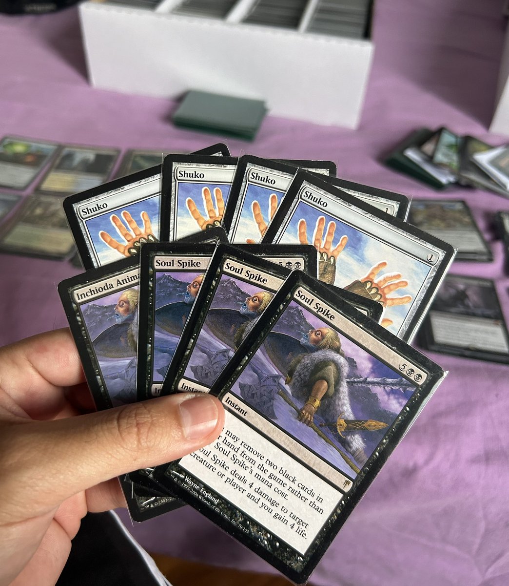 Buy high, get banned, never sell. The #menguccifinance August 2024 special edition! I played Shukos twice whereas Soul Spike were just sleeved in testing. #MTGModern Buy high, get banned, never sell. The #menguccifinance August 2024 special edition! I played Shukos twice whereas Soul Spike were just sleeved in testing. #MTGModern