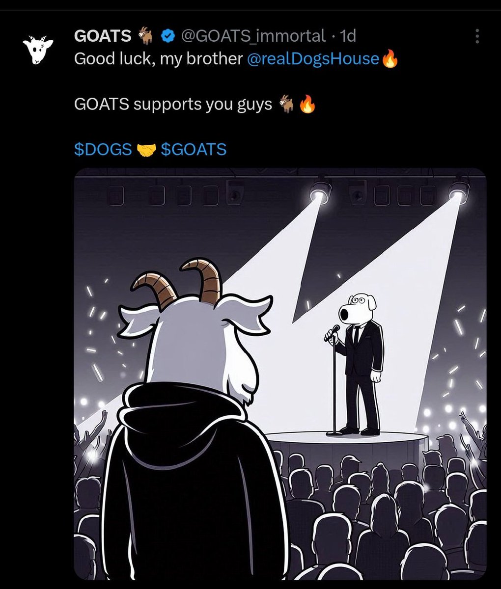 SayedAleey_02's tweet photo. Next one is $GOATS 🐐

There is big opportunity to earn 💰💵
Coming soon Airdrops 🤑🤑🤑
Join Hurry Don't miss 👇👇👇
Retweets 🐐

https://t.co/f2Qwhox3Kv https://t.co/5Fo56Em80Q