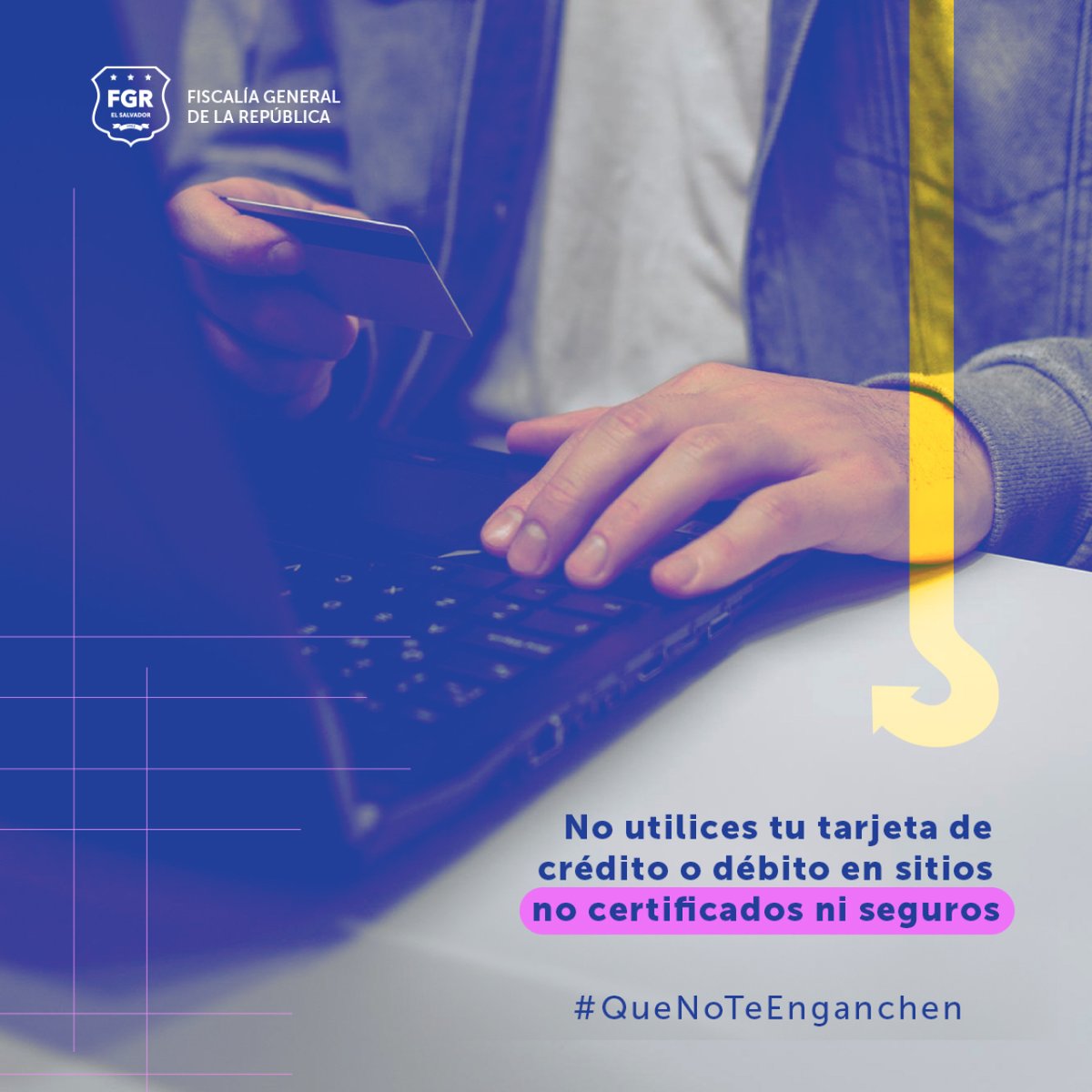 FGR_SV's tweet photo. #QueNoTeEnganchen | Si un número desconocido te pide ayuda para realizar transferencias bancarias, ¡No lo hagas! Podrías estar siendo parte de un delito e ir a la cárcel. ⛓️🚔

Recuerda que nunca sabes quién puede estar del otro lado. 📱❌ https://t.co/hpn6iUrdZo