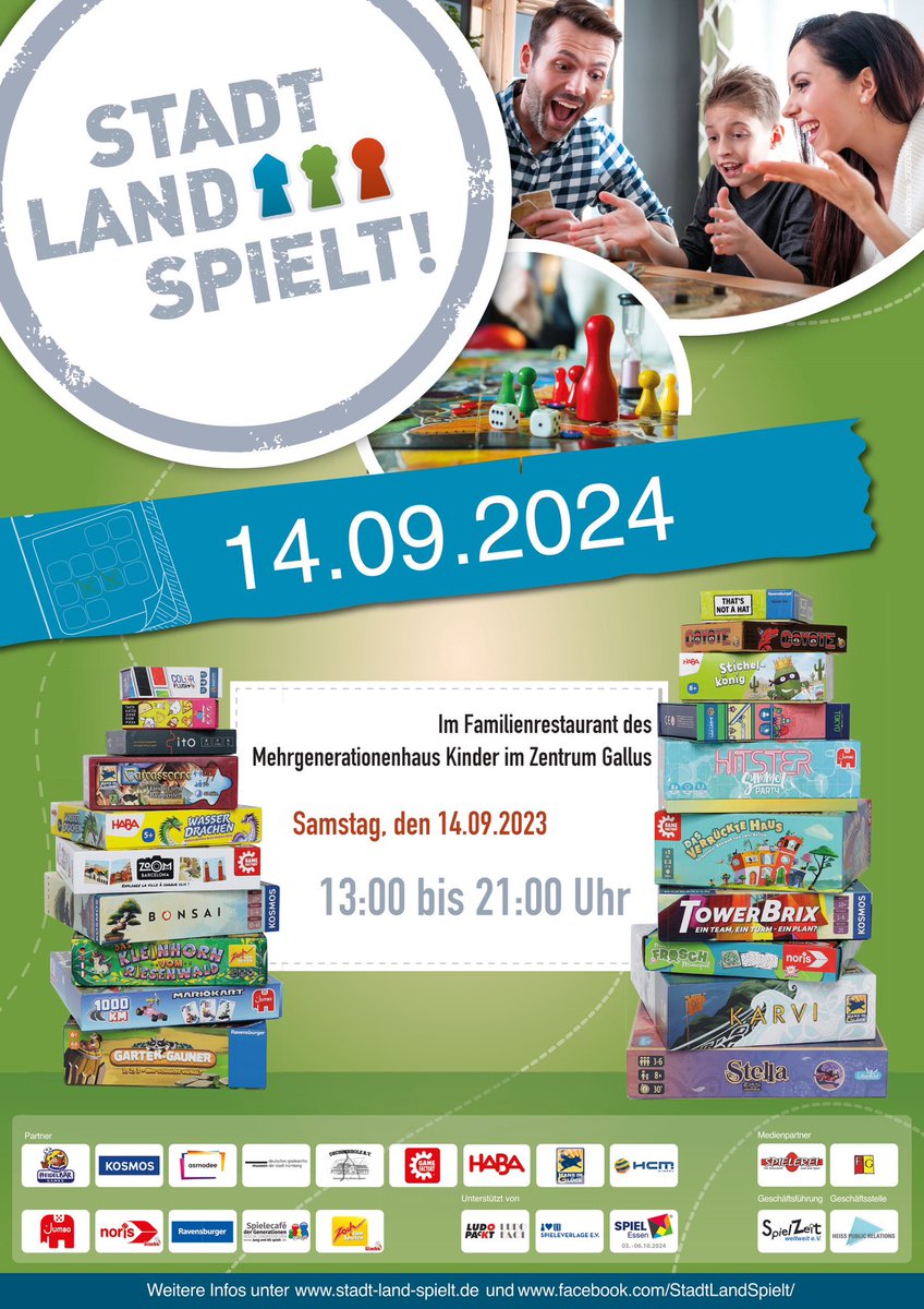 In case you are around Frankfurt on Sep 14, 2024. We are hosting our yearly Stadt-Land-Spielt event 🎉 #stadtlandspielt