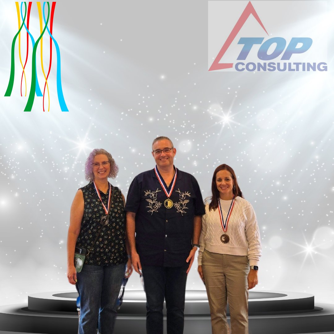 TOPConsulting1's tweet photo. As the Olympics concluded earlier this month in France, let’s take a moment to reflect on our favorite highlights! Ours... was the TOP Consulting Games! We hold the medals in "Email Sprints", "Meeting Marathons" and "Multitasking Relay"! 🏃‍♂️💻💪
.
#OfficeOlympics #GoldMedalEffort https://t.co/z2VuKD9mTc