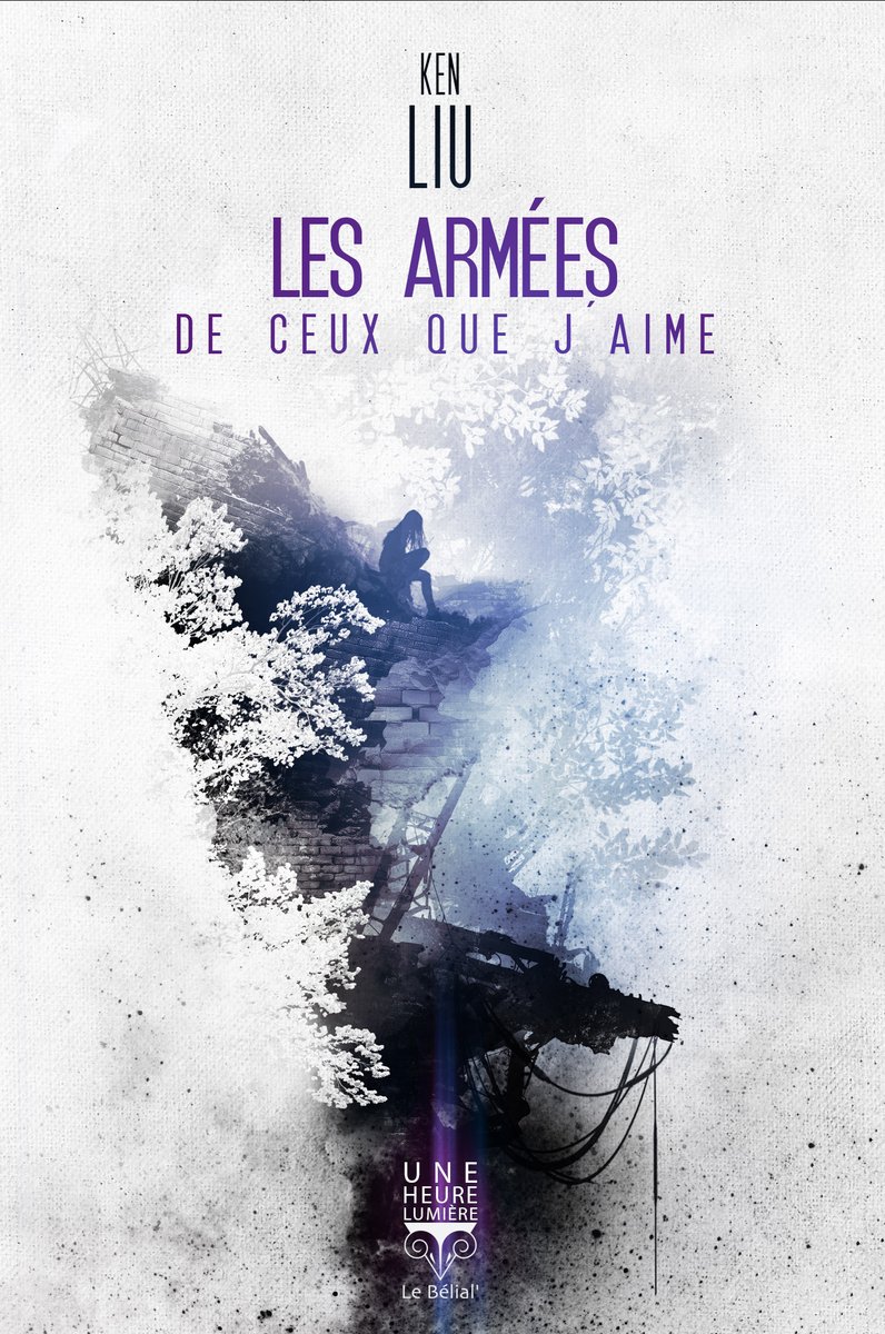 HUMAINS, COUCOU.
Voici la couverture du prochain Ken Liu à paraître le 21 novembre.
Accrochez-vous pour le pitch, c'est totalement novateur, c'est du jamais vu :

Duu post-apo avec des villes mouvantes ! J'ai beau chercher je ne trouve rien de tel dans mes archives.