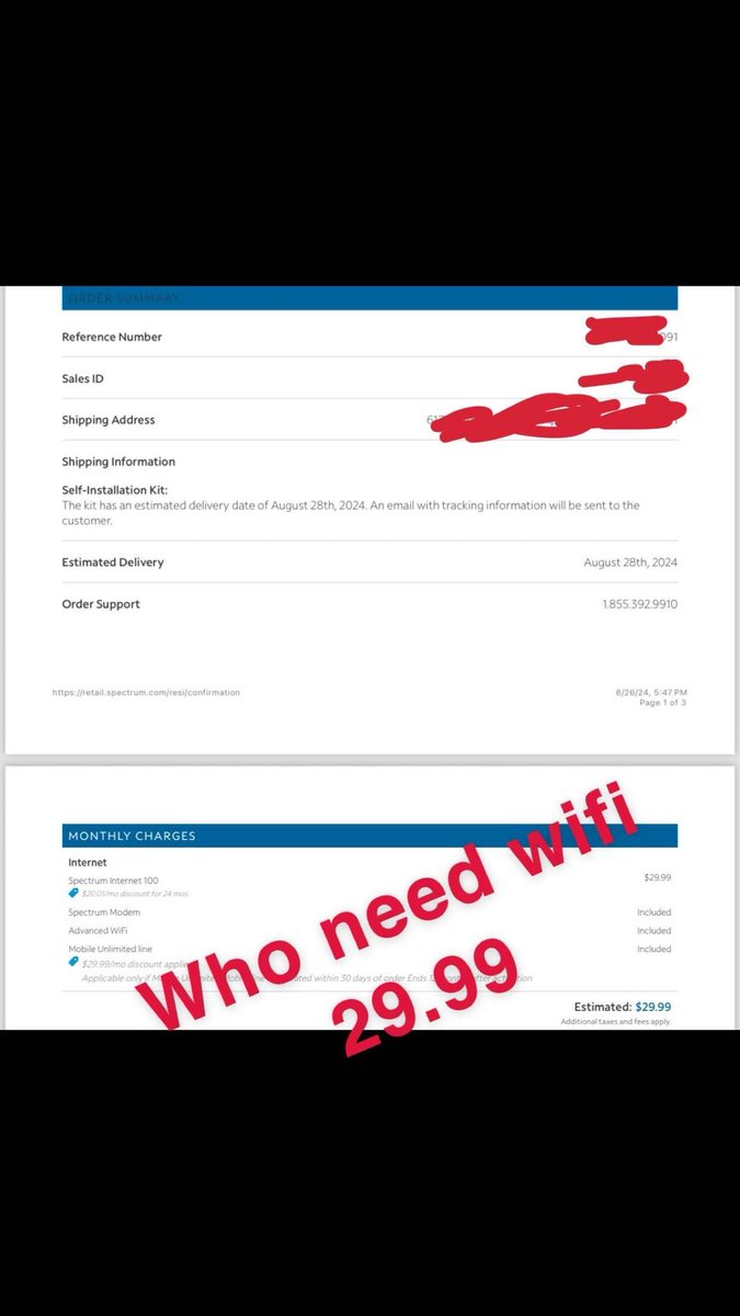 SpectrumPlug's tweet image. Cheap WiFi with free phone service