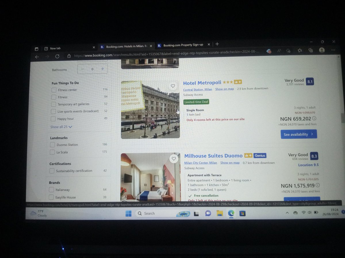 ovavee01's tweet photo. Booking accomodations for my clients on @bookingcom makes me want to travel the world.
In due time... ๐
#VirtualAssistant
#travel #booking
#lifeofaVA https://t.co/qpmPXjPfY4