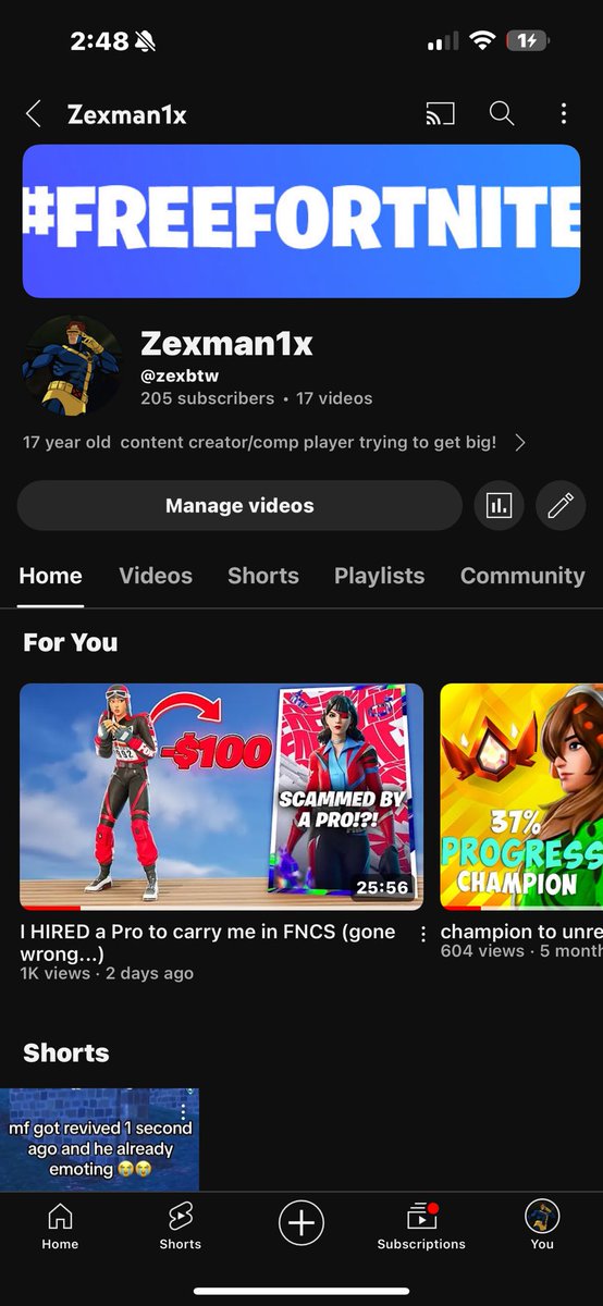 My First 1k views on YouTube 🏆