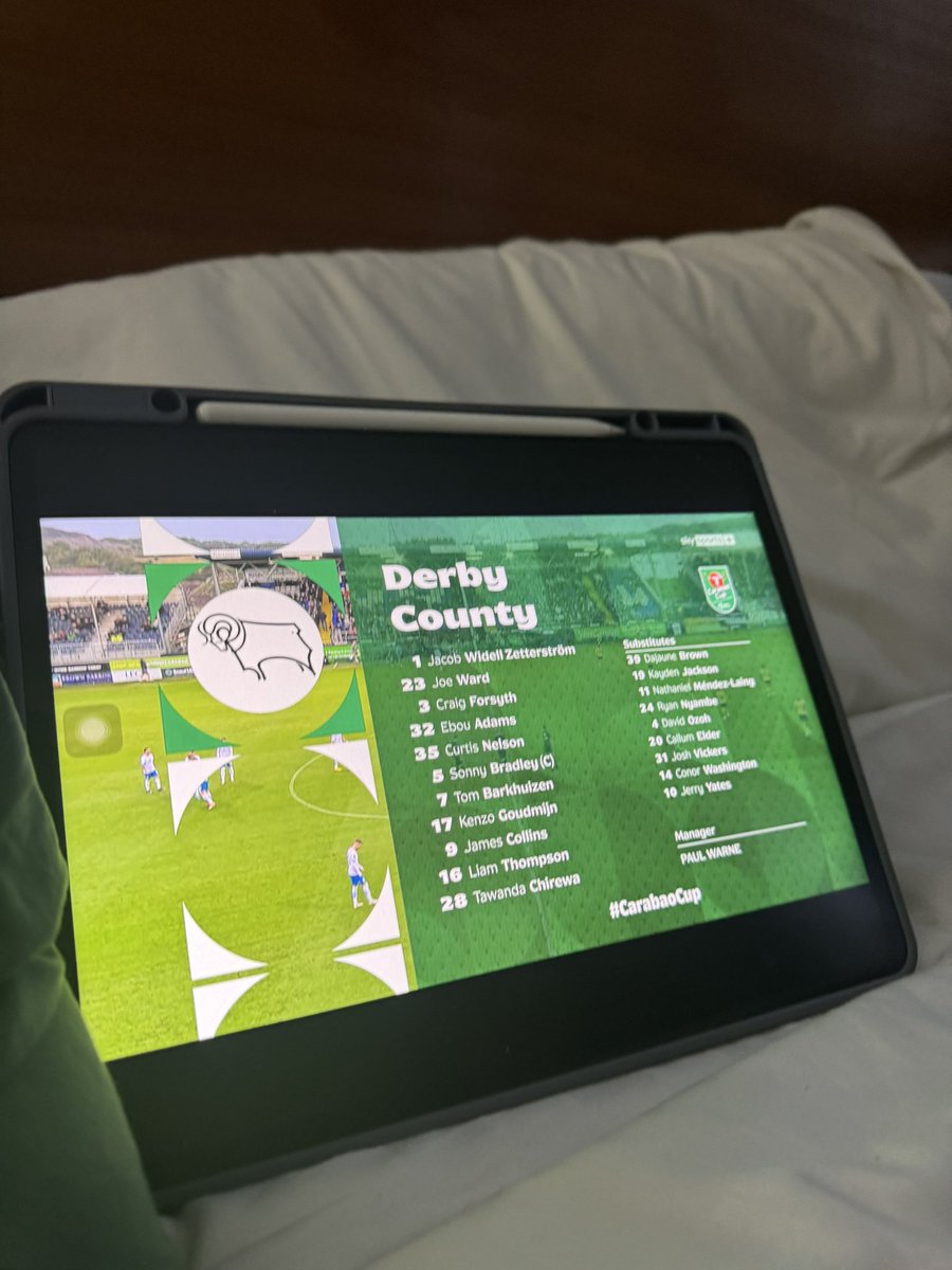 shilton_jade's tweet photo. In the hotel room in Torquay with the younger brother watching the game while my Dad has driven 7.5hrs (courtesy of traffic) to Barrow today, to come back to Devon tomorrow to continue our holiday!
He wasn’t missing out on this one🤍🖤
#dcfc #theram #derby #dcfcfans #ram https://t.co/7I9wcb5RuZ