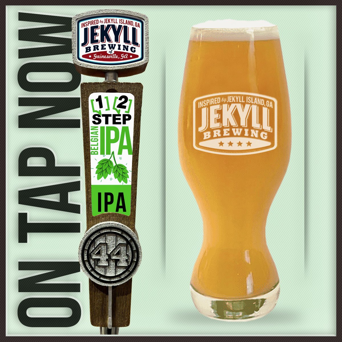 On Tap Now!
🍺 1,2 Step | Belgian IPA | 7%
🌾 This beer is automatic, supersonic, hypnotic, funky fresh. Belgian yeast, citra hops, and even more citra hops will make you crave it.
.
.
.
#jekyllbrewing #newrelease #ontapnow #belgianipa #ipa #beer #beerlovers #beerstagram #new