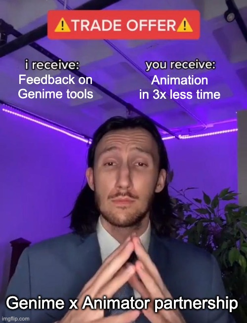 mridul09's tweet photo. We're looking for animators who want to create their own animated short 🎬

You use our up and coming features, we get to build more useful features for you!

Tweening and frame coloring from Blender and Krita (and as a standalone service) is already live!

More links in comments https://t.co/LD4dZcIEM1