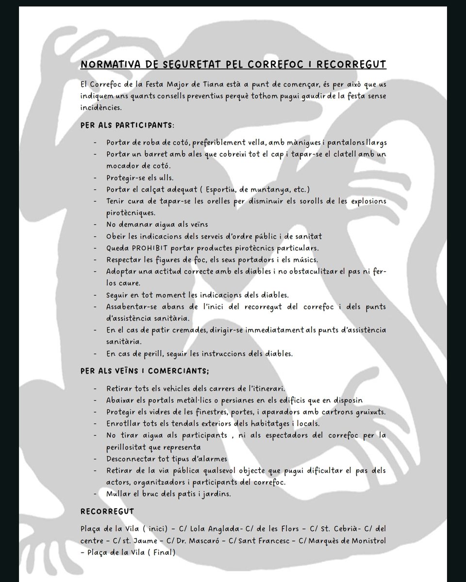 Per tots/ totes , veïns,/veïnes , comerciants. <a href="/Aj_Tiana/">Ajuntament de Tiana</a> <a href="/AcistTiana/">acist tiana</a> <a href="/lalocaltiana/">La Local-RàdioTiana</a>