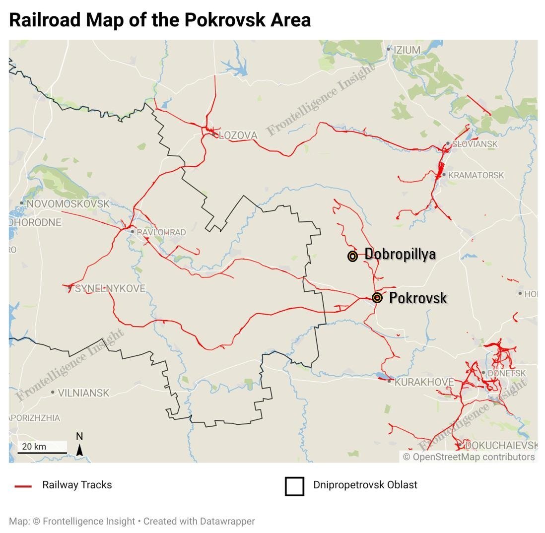 will_pulido's tweet image. 💣 La importancia de como nodo Pokrovsk #logistico.