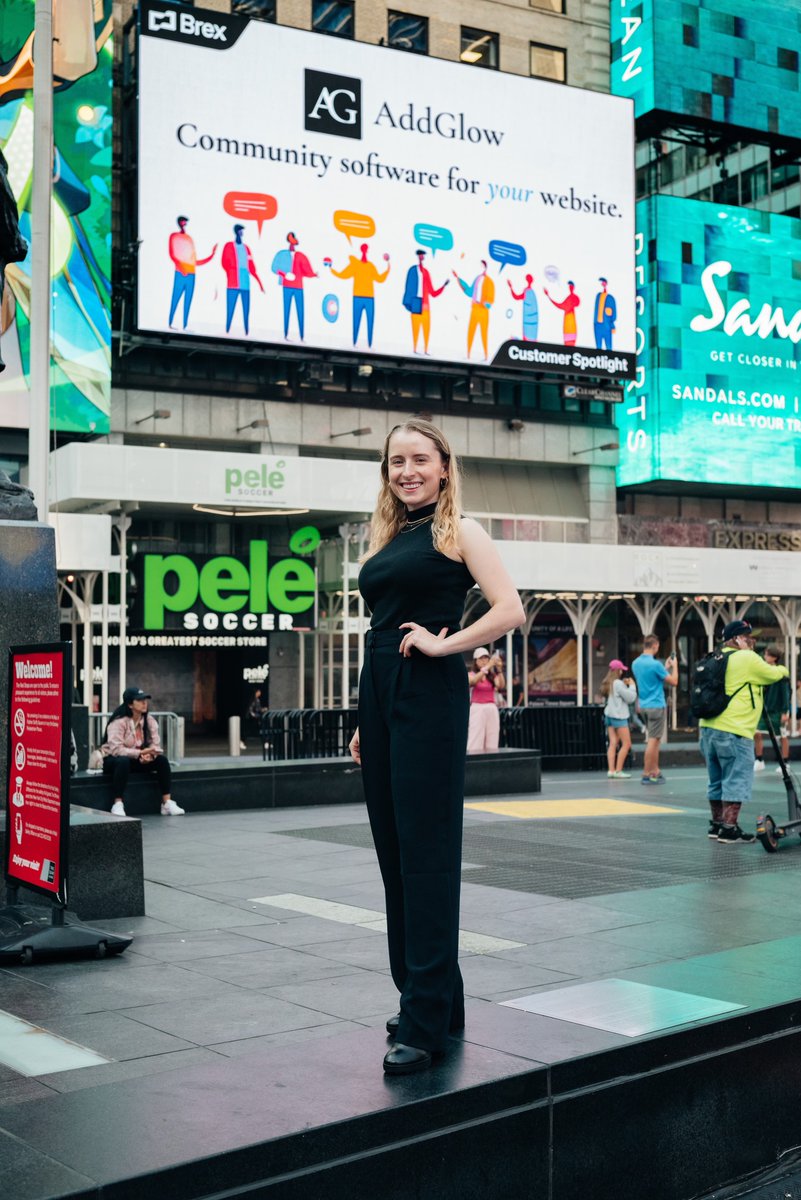 Ina Herlihy (@inaherlihy) on Twitter photo AddGlow billboard in Times Square! ✨
Are you looking to increase your email list + capture more customer data to help increase repeat purchases? Send me a DM and happy to chat more 😊
Grateful to have an A+ team that made this possible: Yelena Belikova <a href="/jarques/">Jarques 🇿🇦🇺🇸</a> Kingston Tam AddGlow billboard in Times Square! ✨
Are you looking to increase your email list + capture more customer data to help increase repeat purchases? Send me a DM and happy to chat more 😊
Grateful to have an A+ team that made this possible: Yelena Belikova <a href="/jarques/">Jarques 🇿🇦🇺🇸</a> Kingston Tam