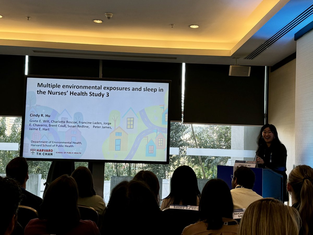 Jaime Hart (@jaime_e_hart) on Twitter photo The always outstanding <a href="/cindyrobinhu/">Cindy Hu</a> <a href="/HarvardChanSPH/">Harvard T.H. Chan School of Public Health</a> gives a master class in presenting her results from <a href="/nhs3/">Nurses' Health Study 3</a> <a href="/ISEE_global/">ISEE Env Epi</a> #ISEE2024. The always outstanding <a href="/cindyrobinhu/">Cindy Hu</a> <a href="/HarvardChanSPH/">Harvard T.H. Chan School of Public Health</a> gives a master class in presenting her results from <a href="/nhs3/">Nurses' Health Study 3</a> <a href="/ISEE_global/">ISEE Env Epi</a> #ISEE2024.
