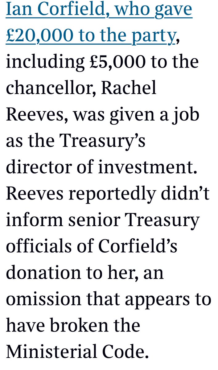 NadineDorries's tweet photo. The new chancellor broke the ministerial code within weeks. Is that a record? #Laboursleaze https://t.co/LvXhY7pLe8