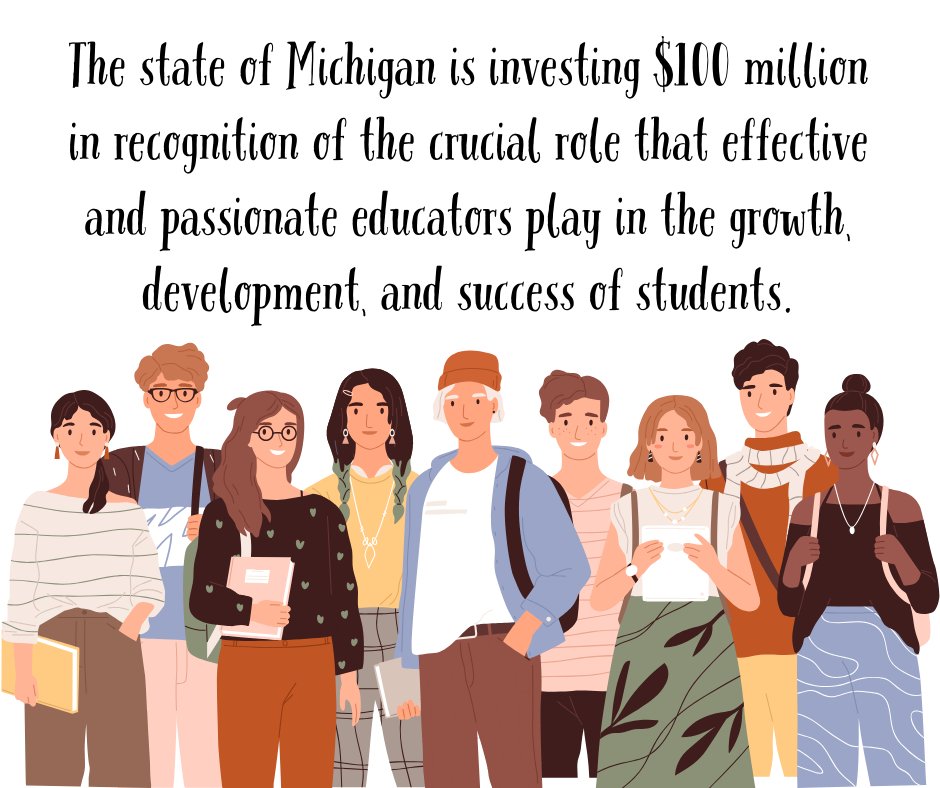 Passionate educators make for passionate learners. So glad Michigan recognizes this!